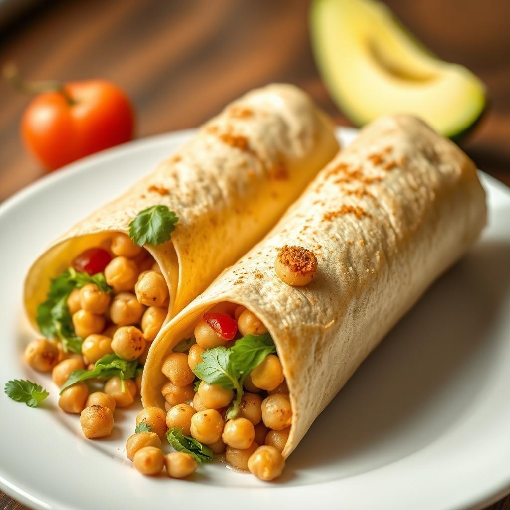 Mediterranean Chickpea Salad Wraps Mediterranean Chickpea Salad Wraps