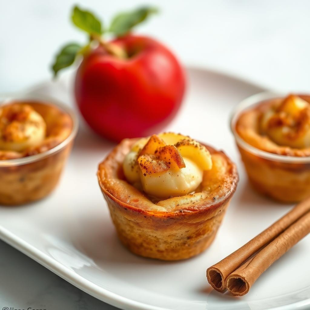 Cinnamon Apple Bread Pudding Cups