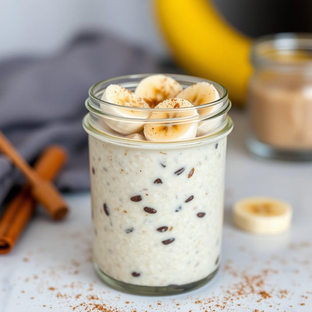 Banana Cinnamon Overnight Oats Banana Cinnamon Overnight Oats