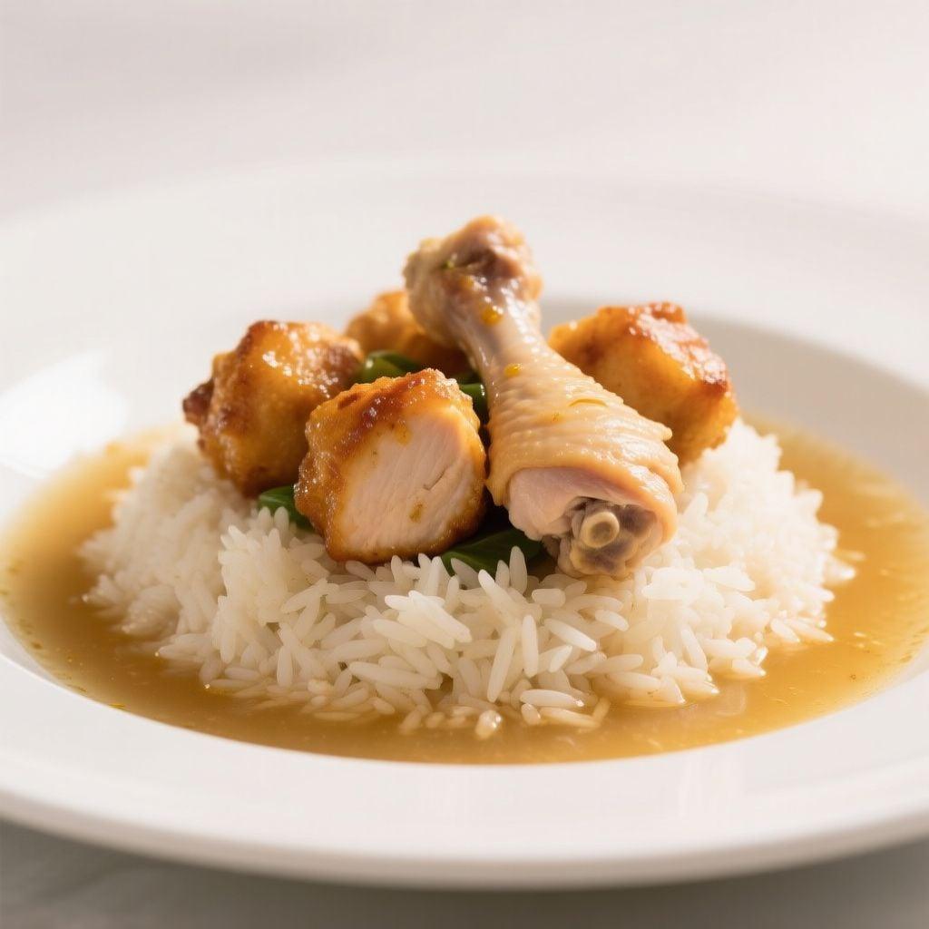 One-Pan Honey Garlic Chicken Bites with Jasmine Rice One-Pan Honey Garlic Chicken Bites with Jasmine Rice