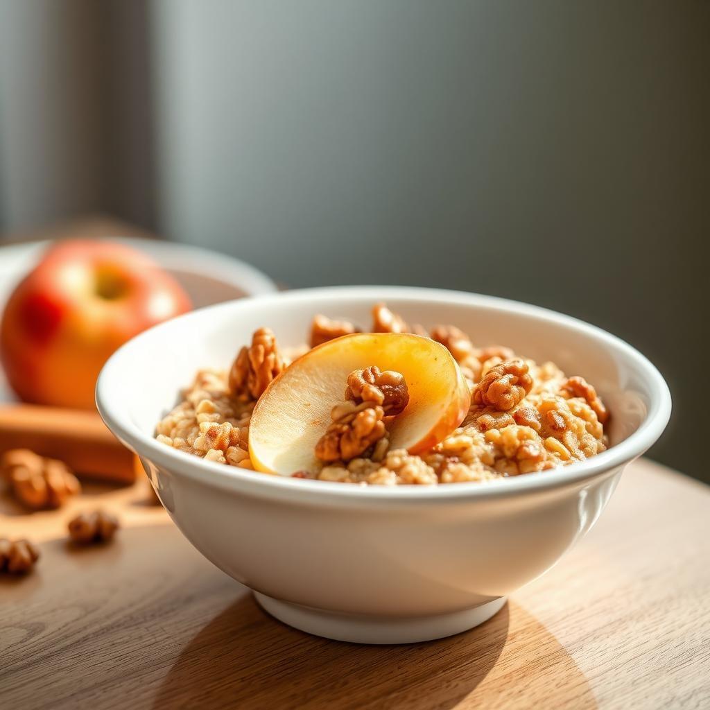 Baked Apple Cinnamon Oatmeal with Walnuts Baked Apple Cinnamon Oatmeal with Walnuts