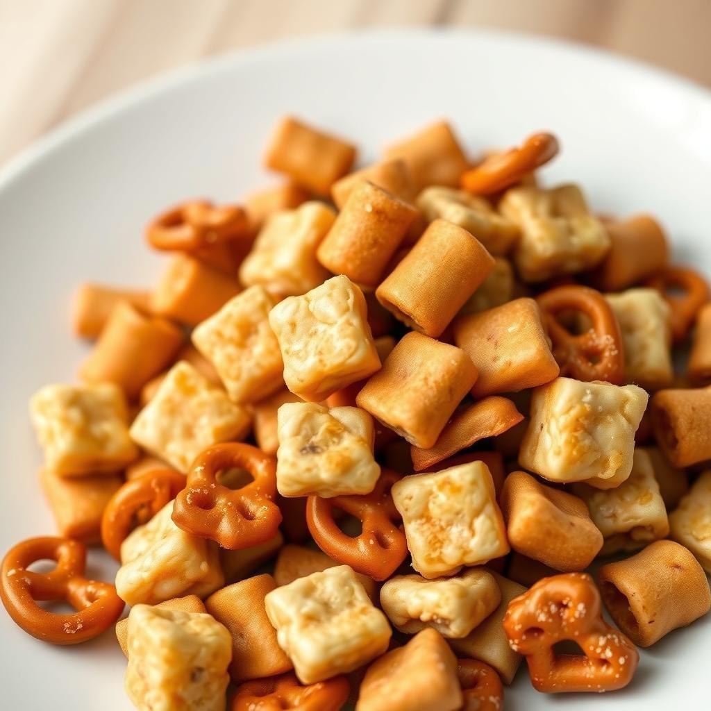 Crunchy Honey Cinnamon Cereal Mix Crunchy Honey Cinnamon Cereal Mix