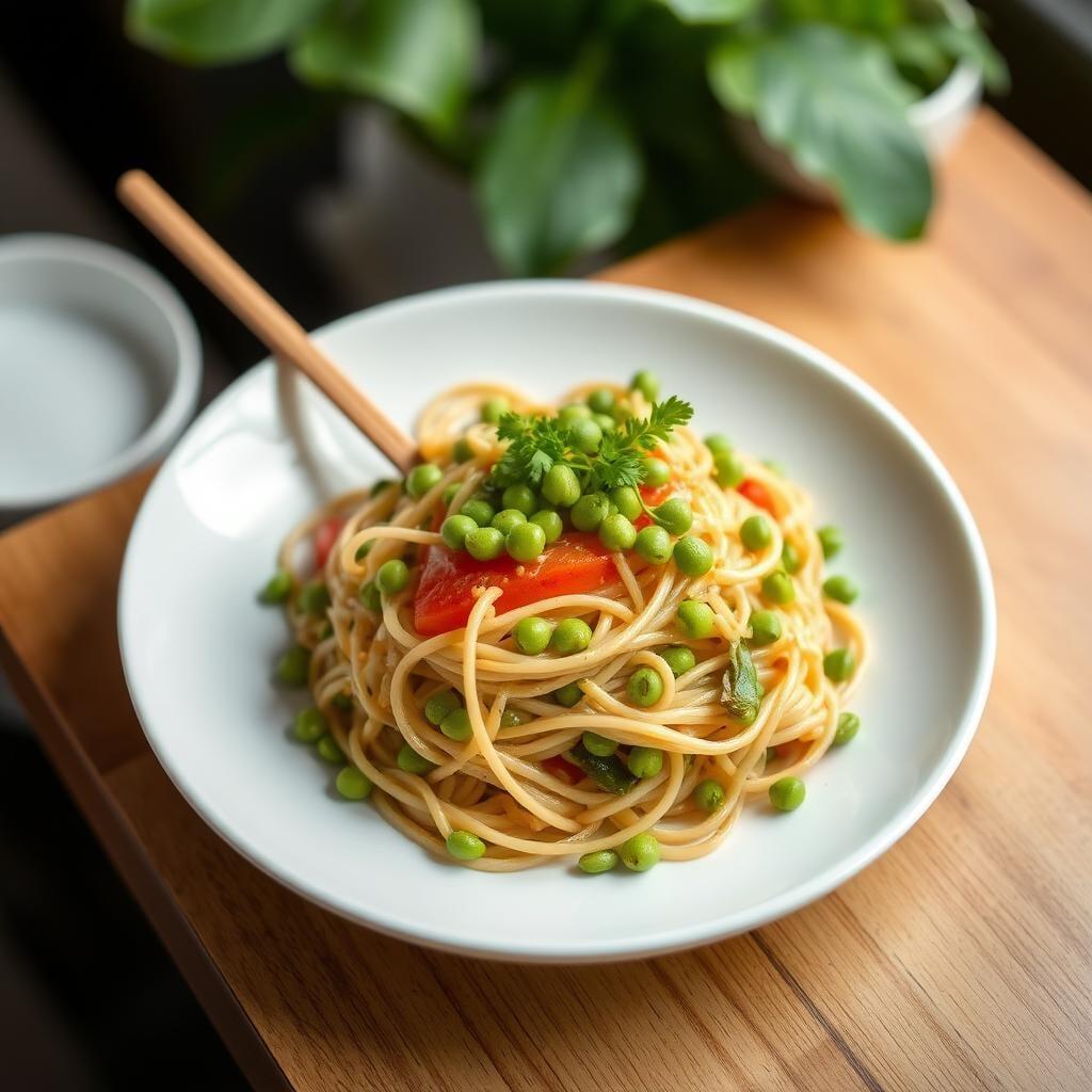 Asian-Inspired Sesame Noodle Salad with Edamame