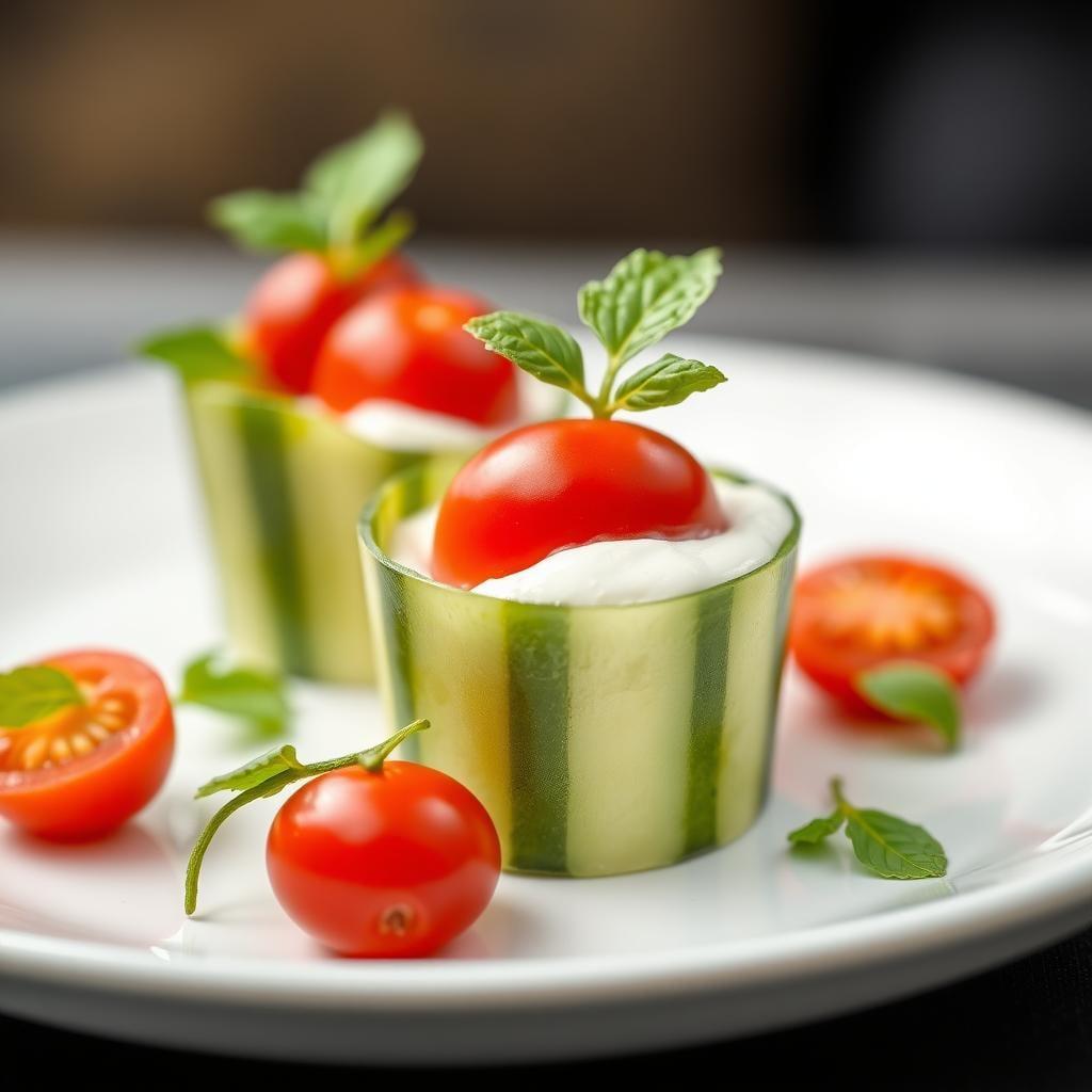 Cucumber Tomato Snack Cup Cucumber Tomato Snack Cup