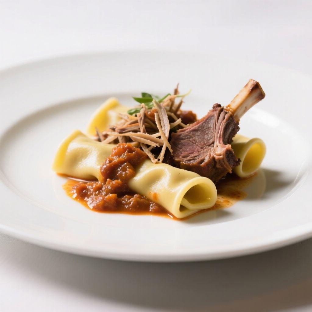 Hand-Rolled Garganelli with Slow-Cooked Lamb Ragù Hand-Rolled Garganelli with Slow-Cooked Lamb Ragù