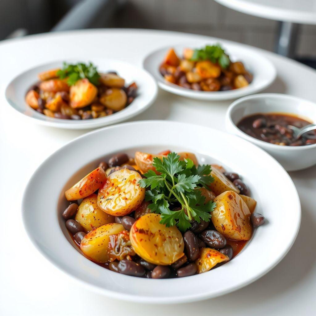 Jamaican-Spiced Black Bean & Potato Hash Jamaican-Spiced Black Bean & Potato Hash