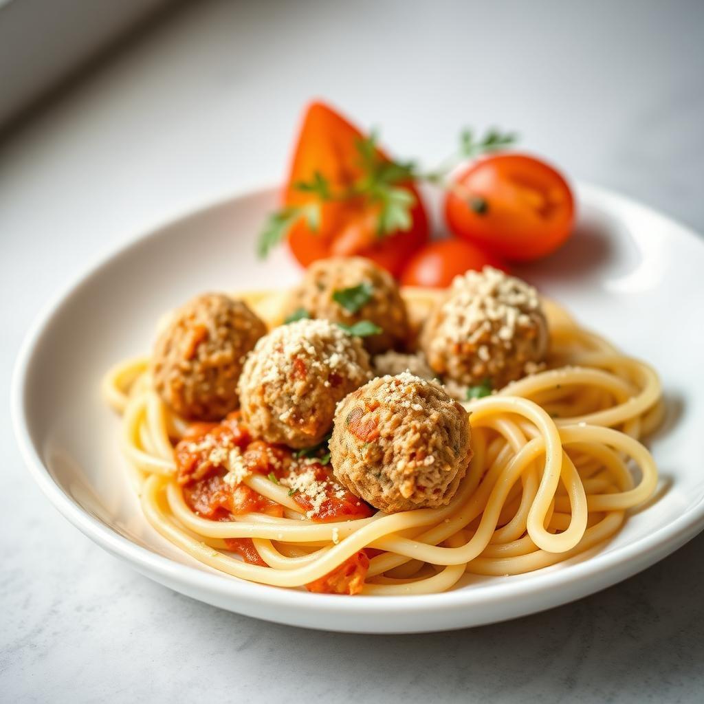 Simple Turkey Meatballs with Pasta Simple Turkey Meatballs with Pasta