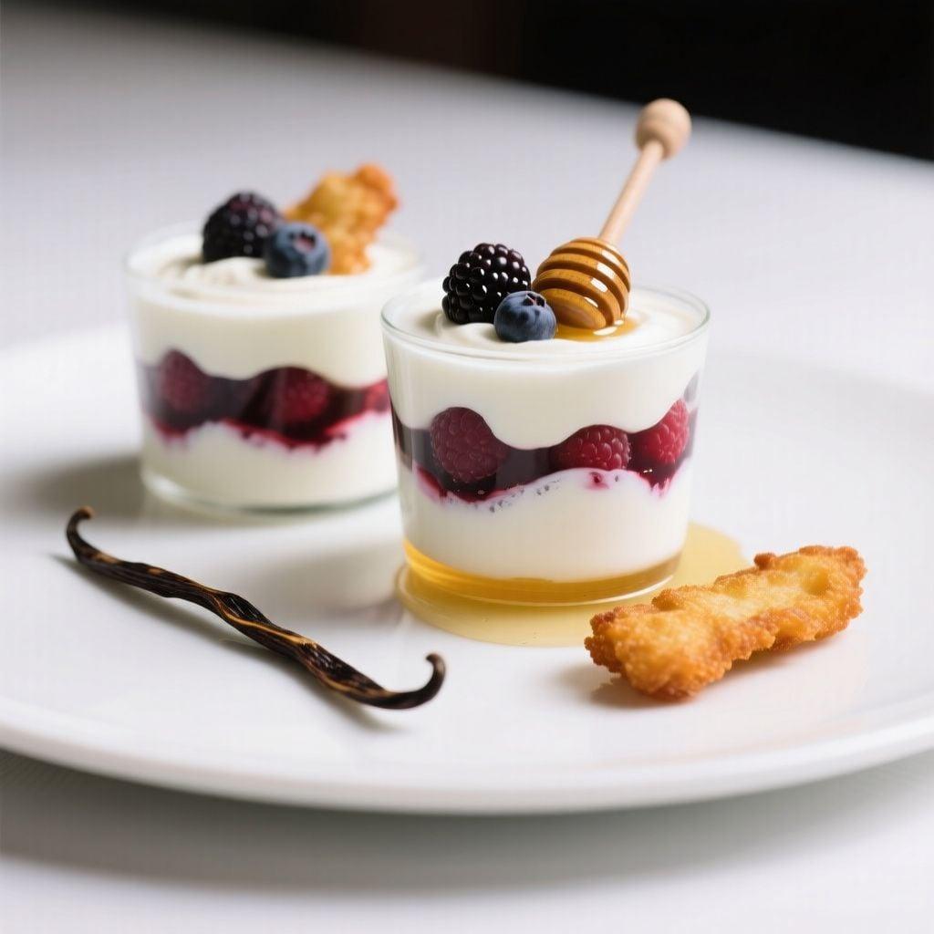 Vanilla Greek Yogurt and Berry Parfaits Vanilla Greek Yogurt and Berry Parfaits