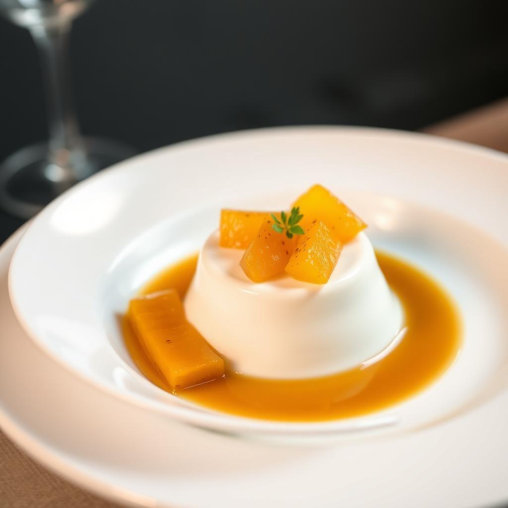 Coconut Milk Panna Cotta with Caramelized Pineapple Coconut Milk Panna Cotta with Caramelized Pineapple