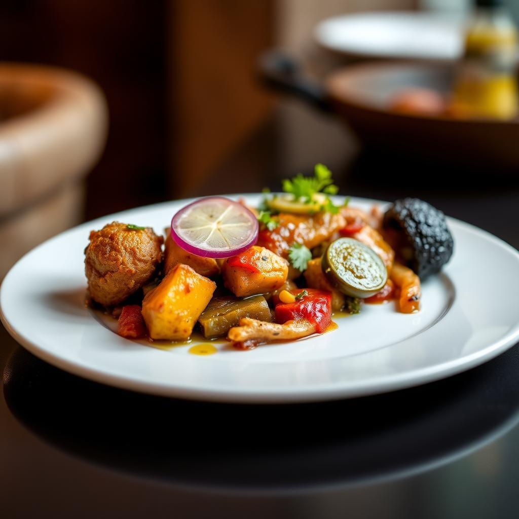Moroccan-Spiced Vegetable Tagine with Preserved Lemon Moroccan-Spiced Vegetable Tagine with Preserved Lemon
