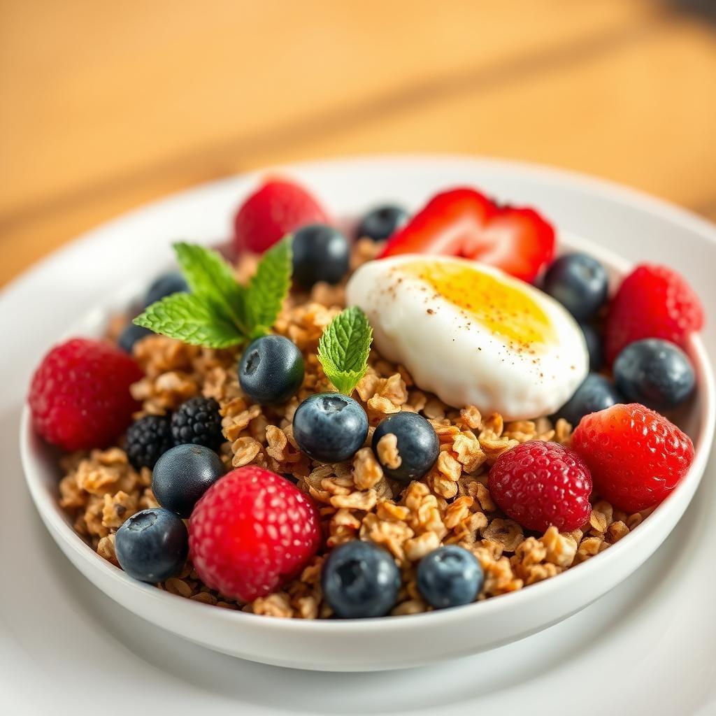 Granola & Berry Breakfast Bowl Granola & Berry Breakfast Bowl