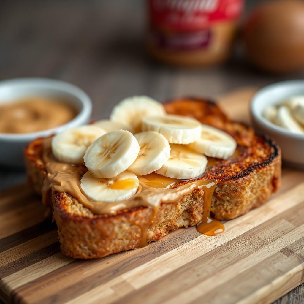 Peanut Butter Banana Whole Grain Toast Peanut Butter Banana Whole Grain Toast