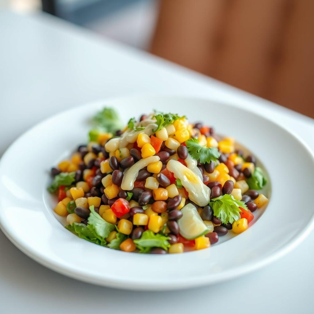 Southwest Black Bean and Corn Salad with Lime Dressing Southwest Black Bean and Corn Salad with Lime Dressing