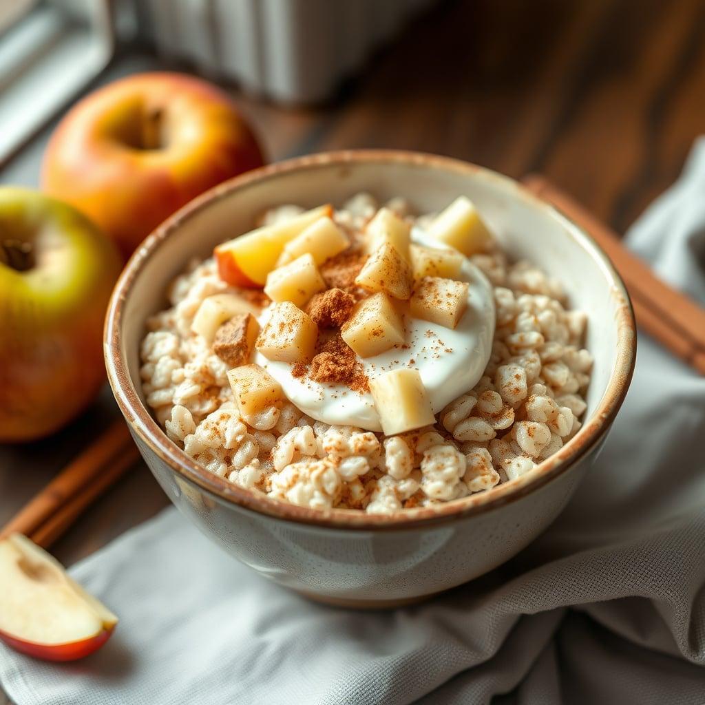 Cinnamon-Apple Protein Power Oats