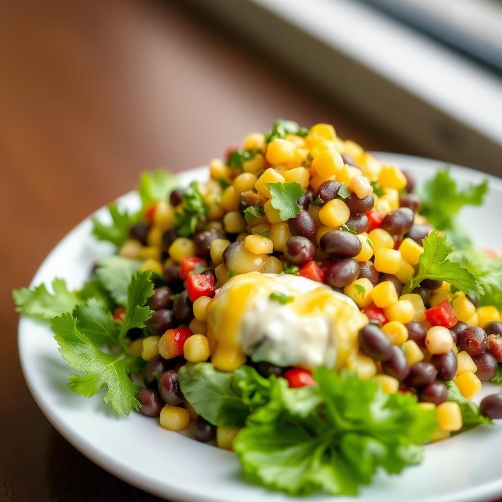 Southwest Black Bean & Corn Salad with Lime Vinaigrette Southwest Black Bean & Corn Salad with Lime Vinaigrette