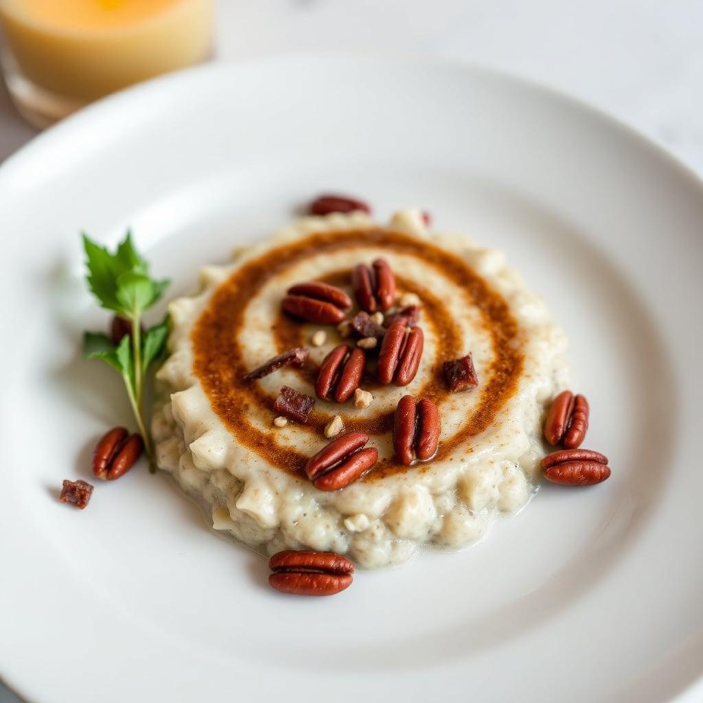 Maple-Pecan Overnight Oats with Cinnamon-Chia Swirl Maple-Pecan Overnight Oats with Cinnamon-Chia Swirl