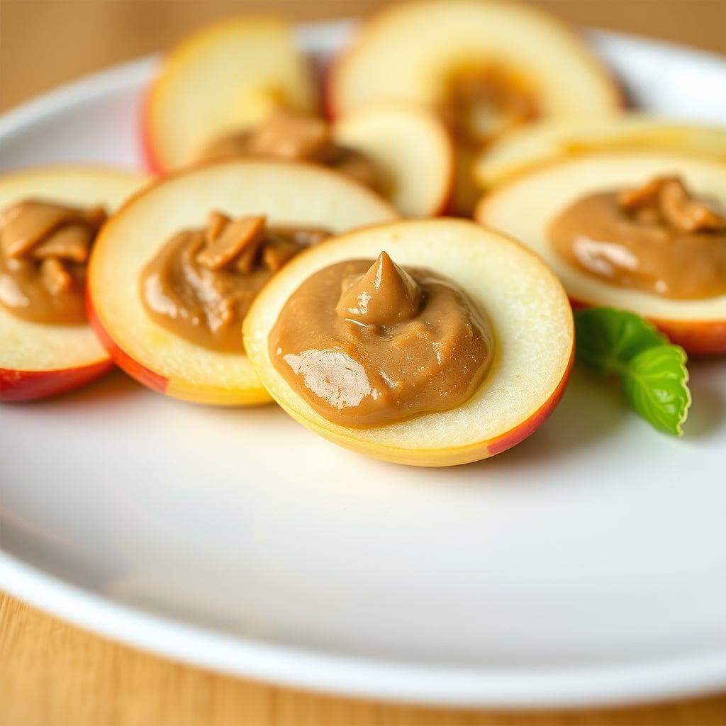 Apple Slices with Peanut Butter