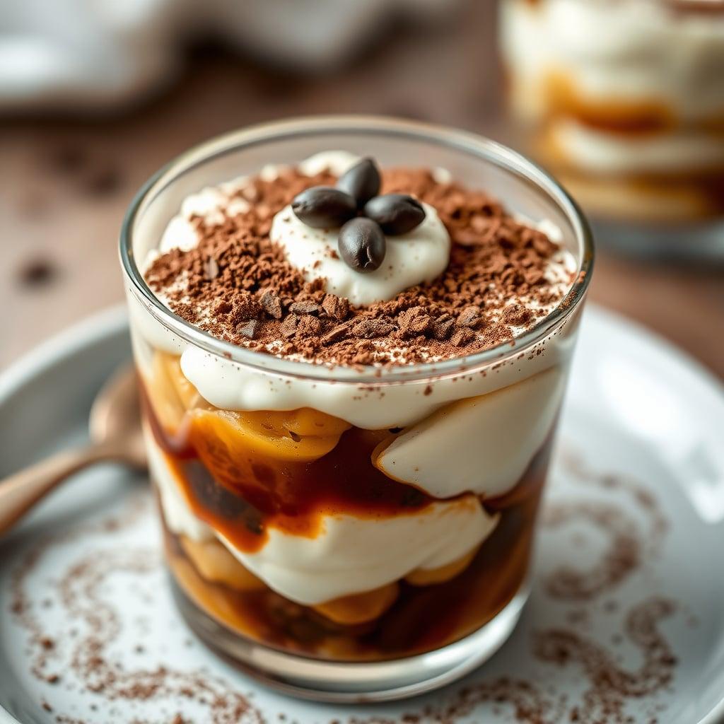 Overnight Tiramisu-Inspired Breakfast Parfait Overnight Tiramisu-Inspired Breakfast Parfait