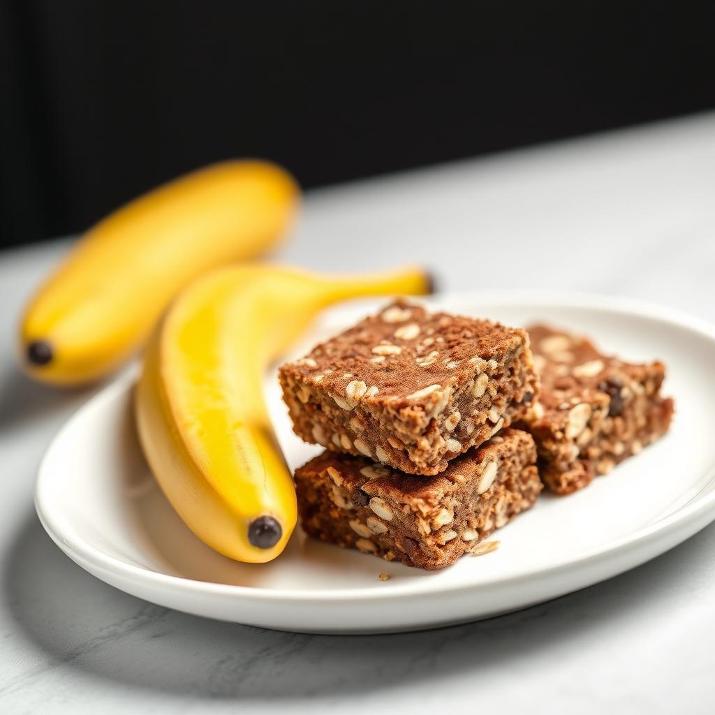 Chocolate Banana Oat Squares Chocolate Banana Oat Squares