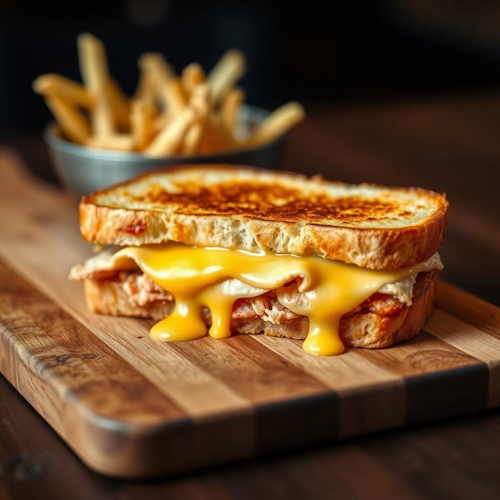 Classic Toasted Turkey and Swiss Skillet Sandwich Classic Toasted Turkey and Swiss Skillet Sandwich