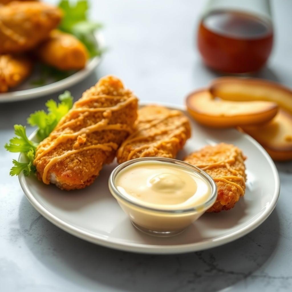 Homemade Chicken Fingers with Honey-Dijon Dipping Sauce