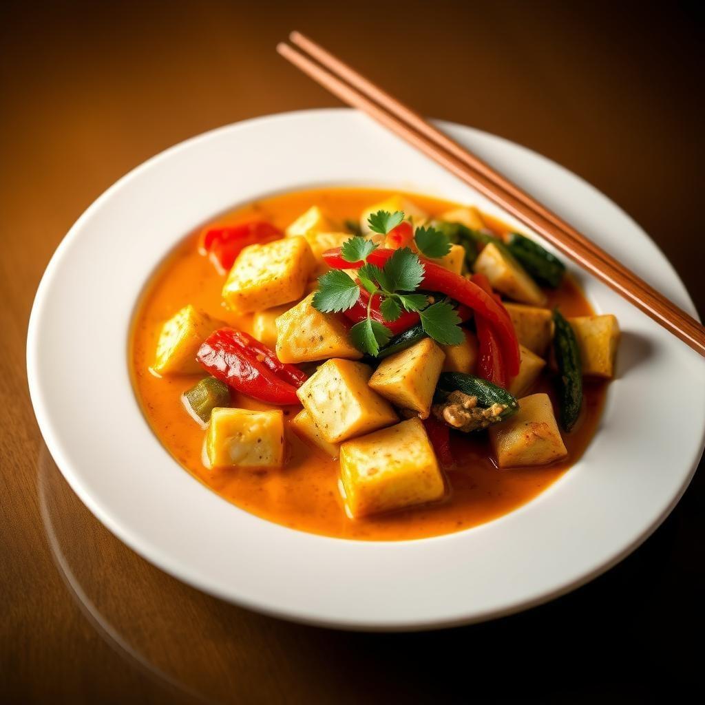 Thai Coconut Curry with Vegetables and Tofu Thai Coconut Curry with Vegetables and Tofu