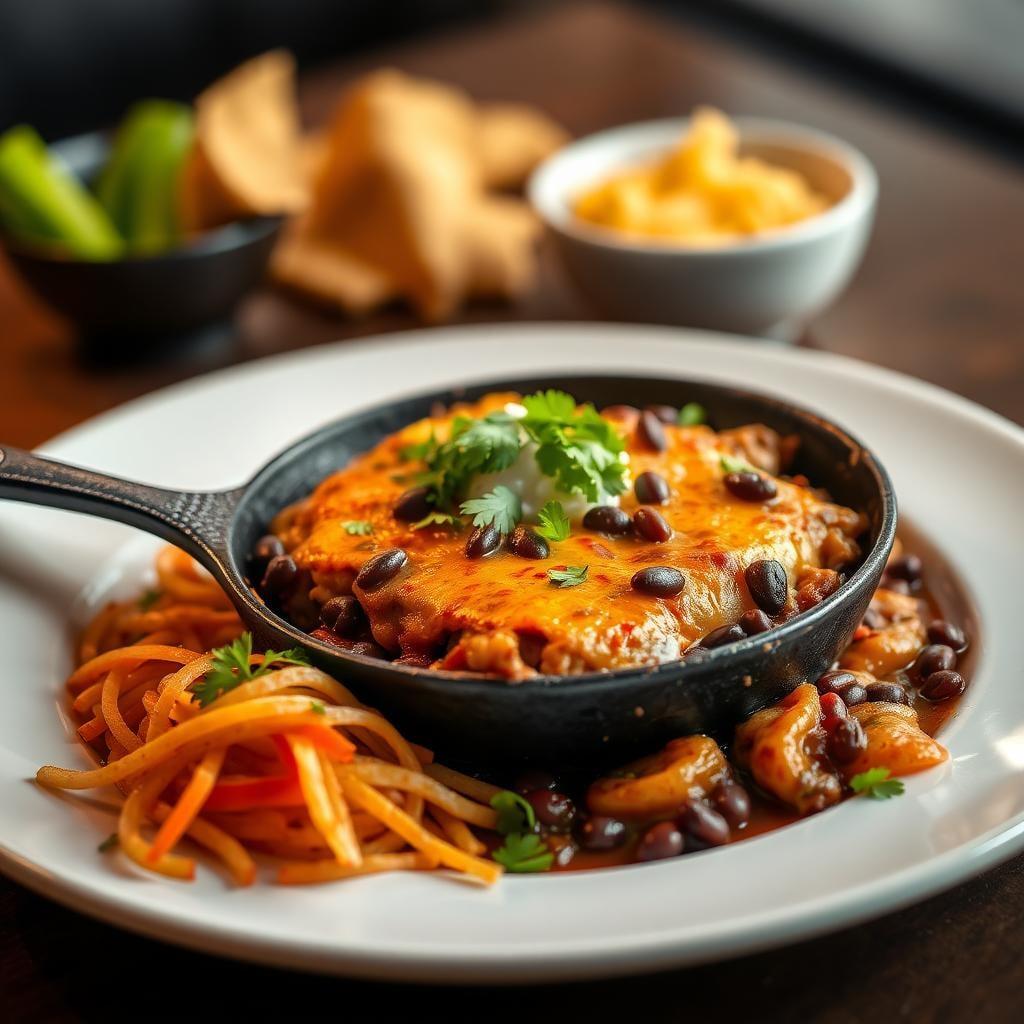 Chipotle Black Bean Enchilada Skillet