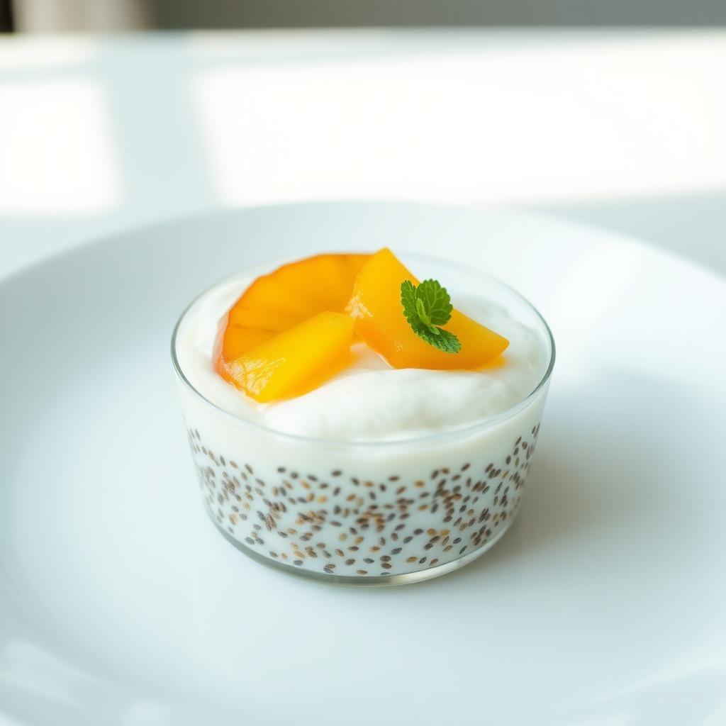 Coconut Chia Seed Pudding with Caramelized Pineapple Coconut Chia Seed Pudding with Caramelized Pineapple