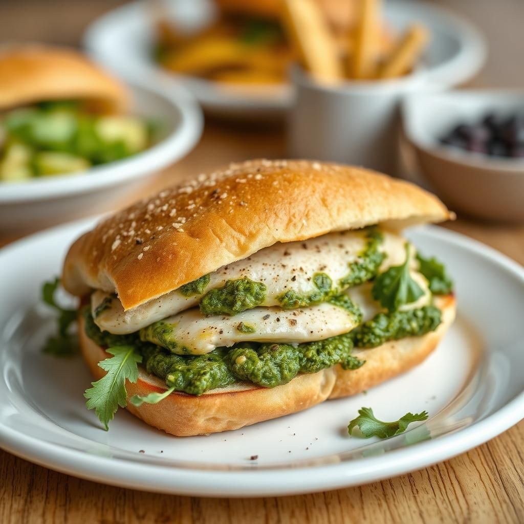 Chicken Pesto Sandwich Chicken Pesto Sandwich
