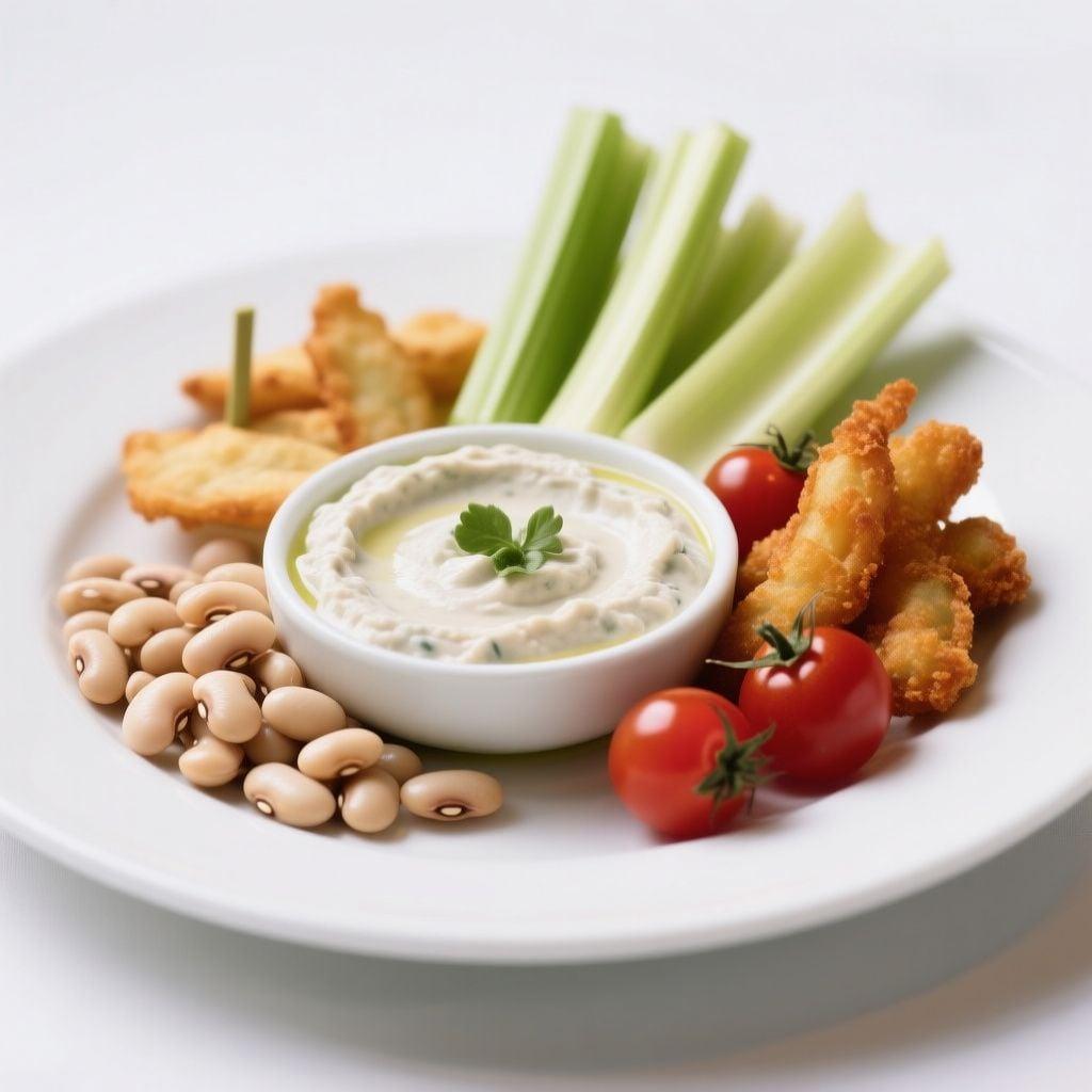 Chilled White Bean Dip and Crudités Chilled White Bean Dip and Crudités