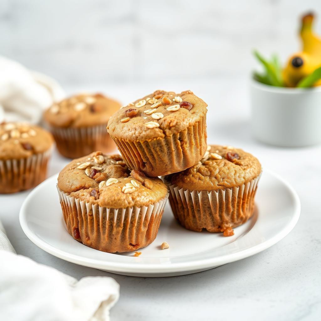 Banana Oatmeal Protein Muffins Banana Oatmeal Protein Muffins