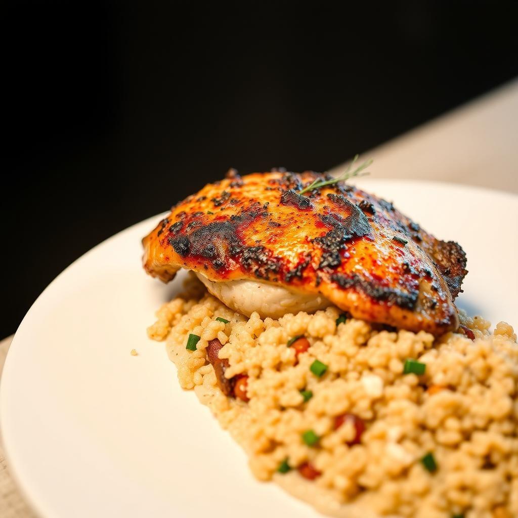 Mediterranean Herb-Roasted Chicken with Quinoa Pilaf Mediterranean Herb-Roasted Chicken with Quinoa Pilaf