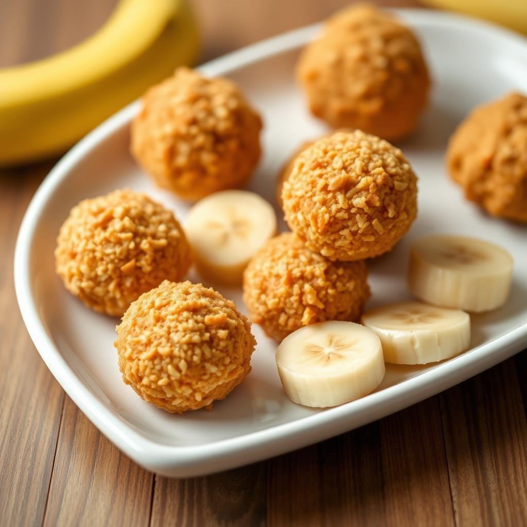 Crunchy Peanut Butter Banana Bites Crunchy Peanut Butter Banana Bites