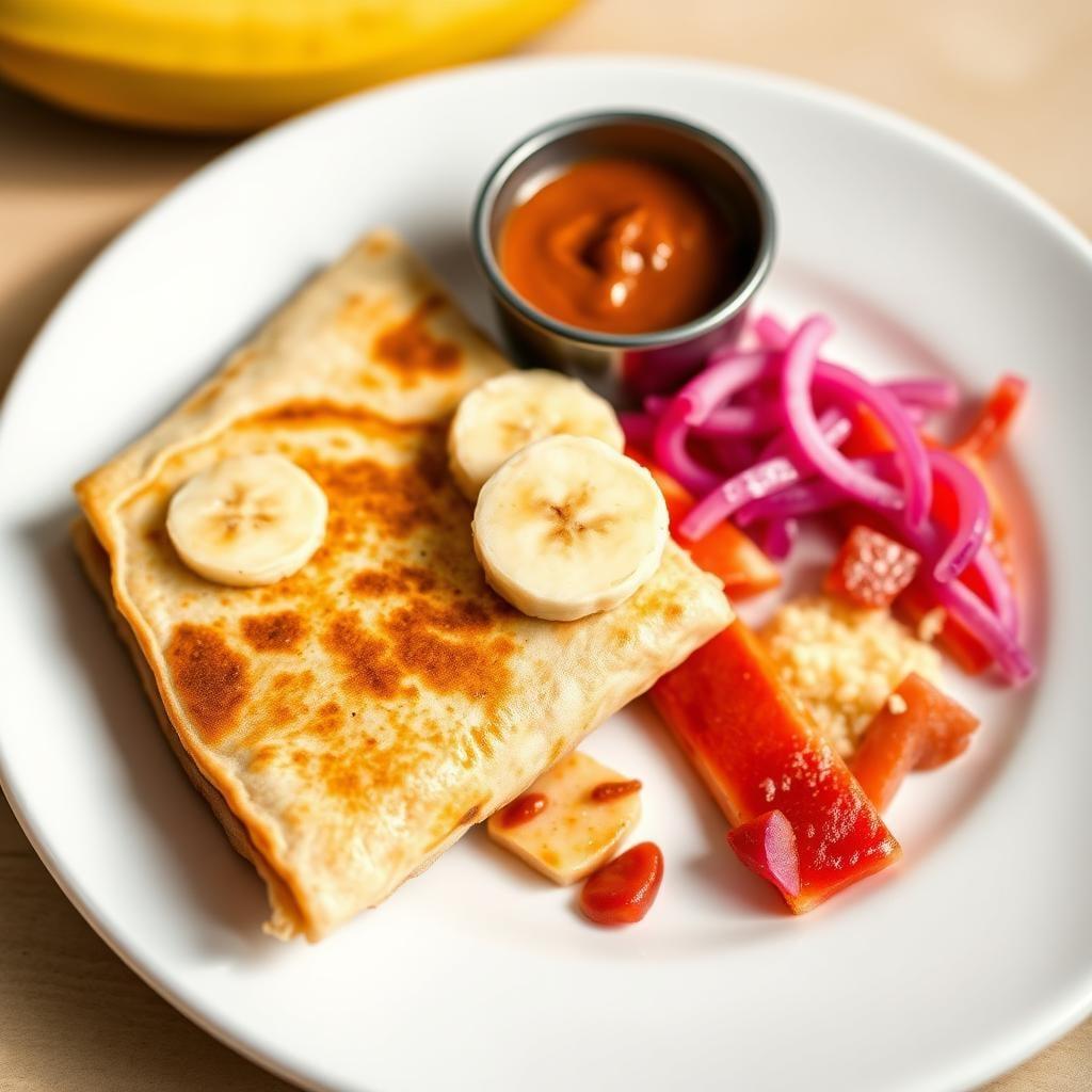Peanut Butter Banana Breakfast Quesadillas Peanut Butter Banana Breakfast Quesadillas