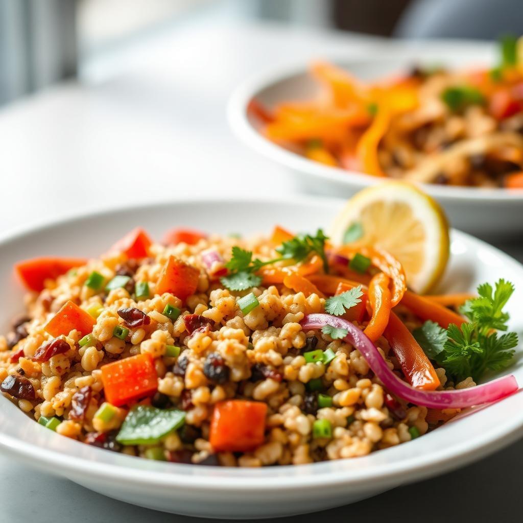 Asian-Inspired Quinoa Bowls Asian-Inspired Quinoa Bowls