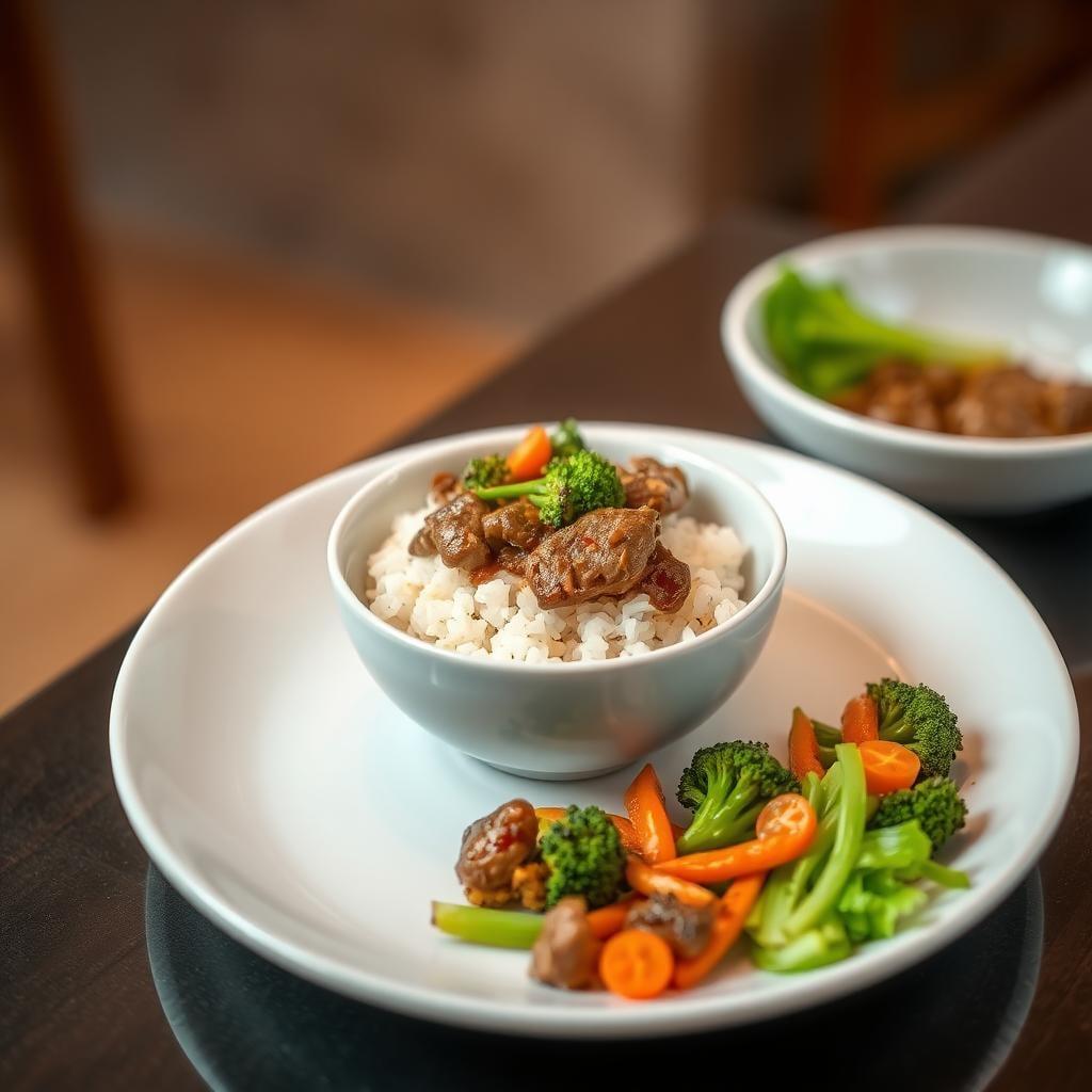 Quick Beef & Broccoli Rice Bowl Quick Beef & Broccoli Rice Bowl