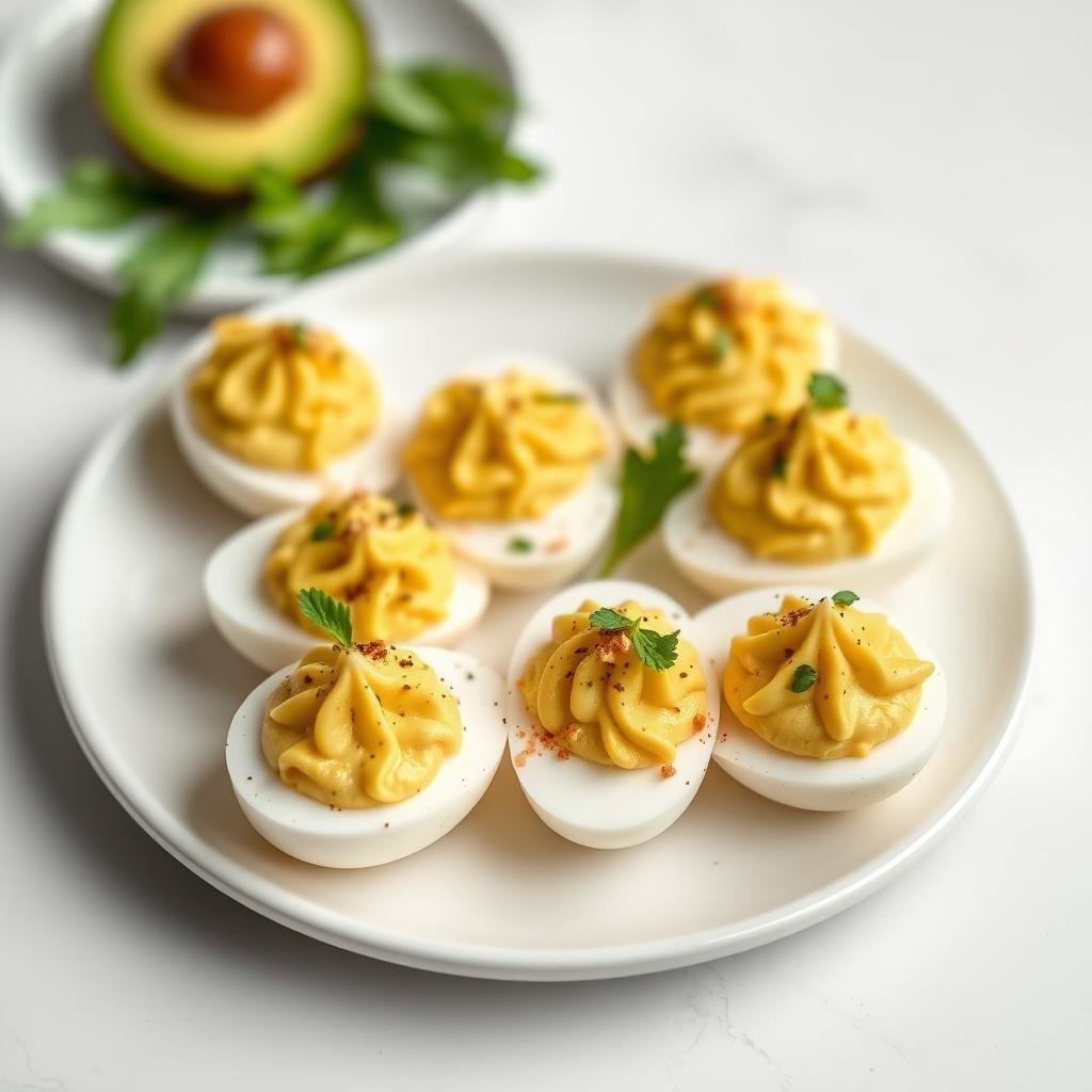 Avocado Deviled Eggs