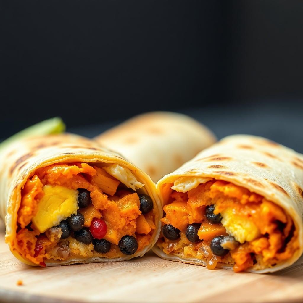 Leftover Sweet Potato and Black Bean Burritos Leftover Sweet Potato and Black Bean Burritos
