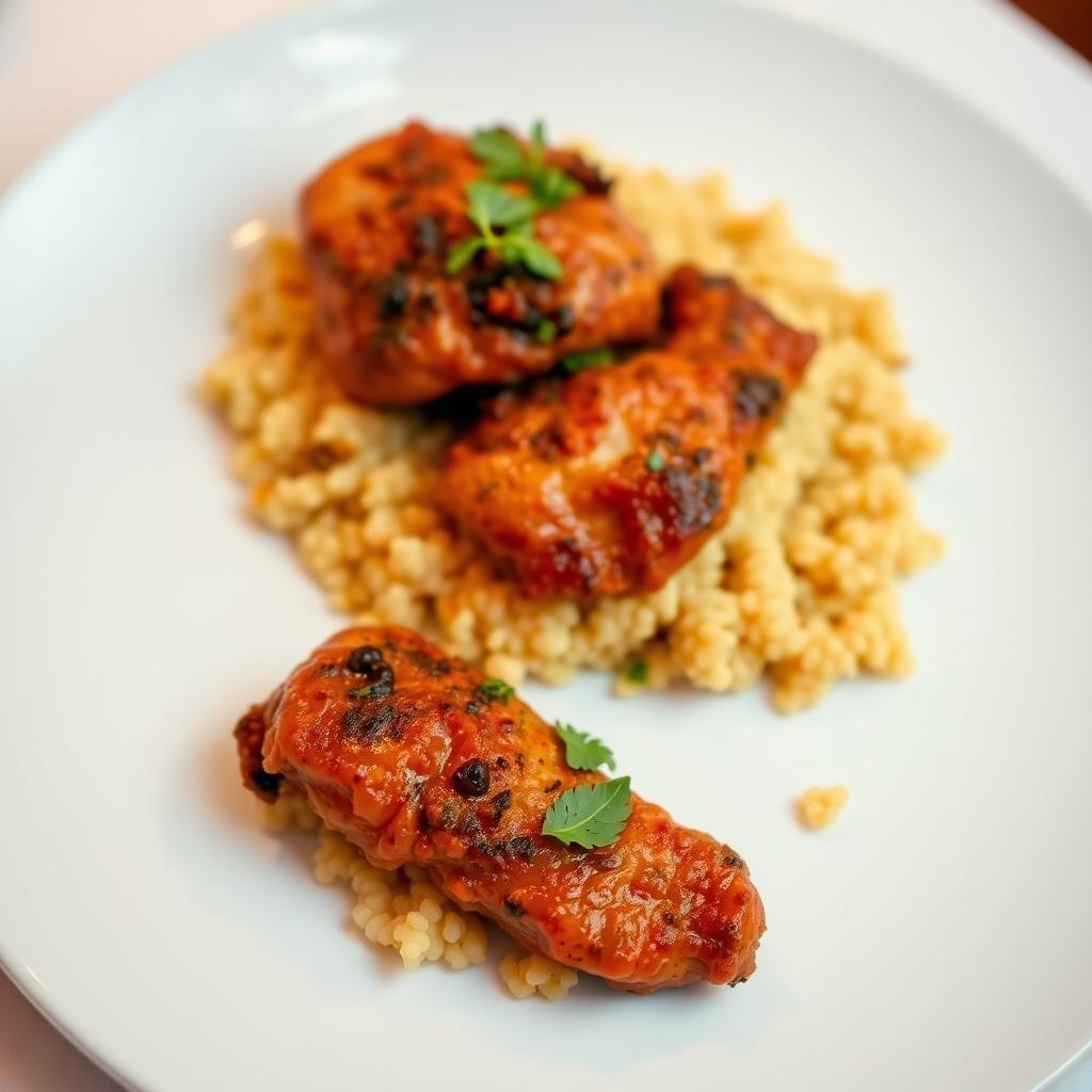 Moroccan Spiced Chicken with Couscous Moroccan Spiced Chicken with Couscous
