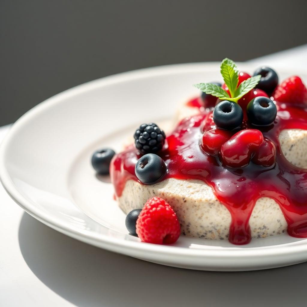 Overnight Protein-Packed Chia Pudding with Berry Compote Overnight Protein-Packed Chia Pudding with Berry Compote