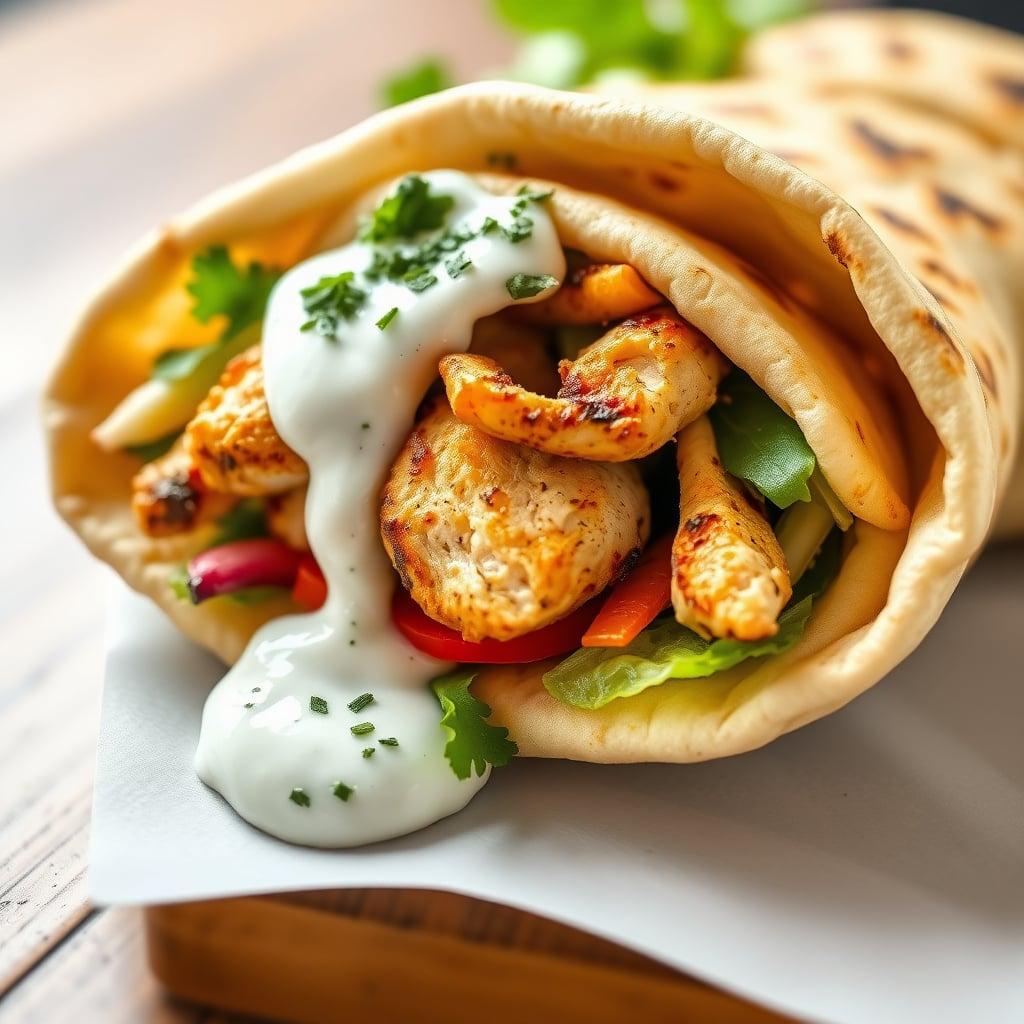 Greek Chicken Pita Pockets with Tzatziki Greek Chicken Pita Pockets with Tzatziki