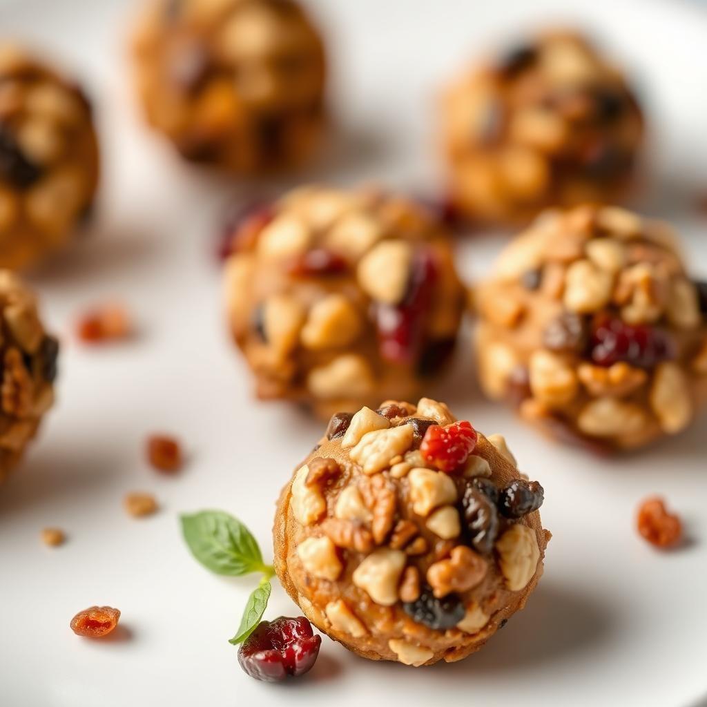 Spiced Nut & Dried Fruit Energy Bites Spiced Nut & Dried Fruit Energy Bites
