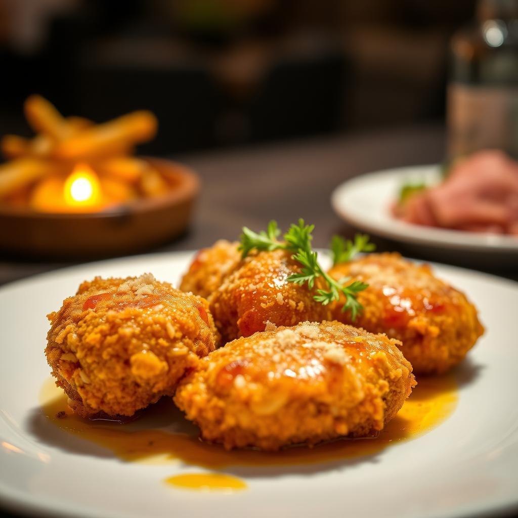Crispy Baked Chicken Nugget Parmesan Crispy Baked Chicken Nugget Parmesan