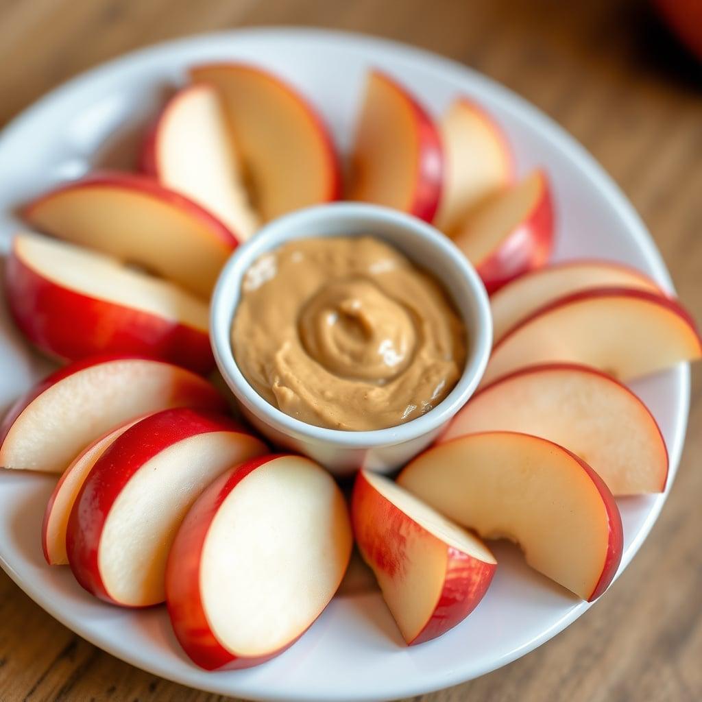 Apple Slices with Peanut Butter