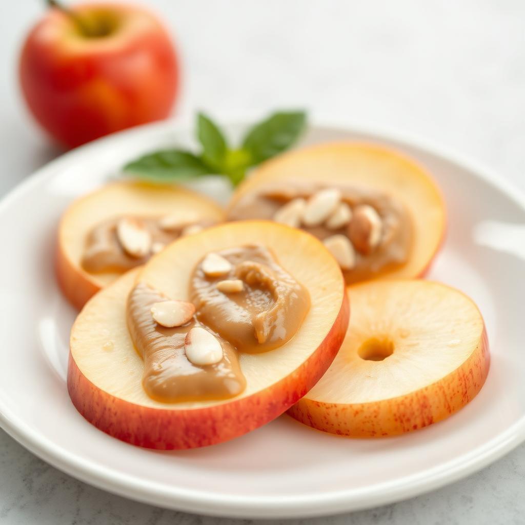 Apple Slices with Almond Butter