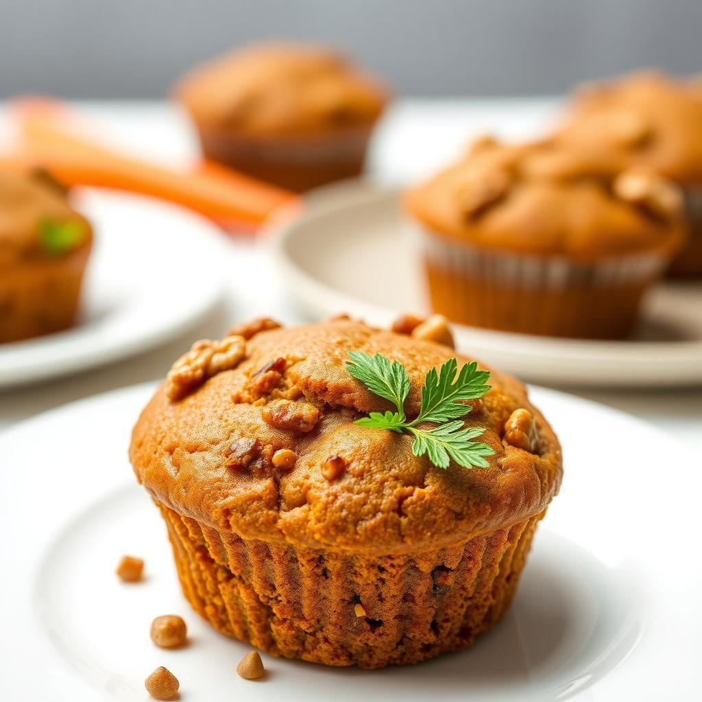 Spiced Carrot & Walnut Muffins Spiced Carrot & Walnut Muffins