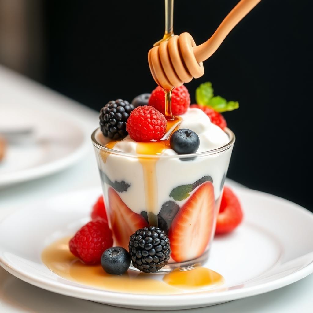 Berry Yogurt Parfait with Honey