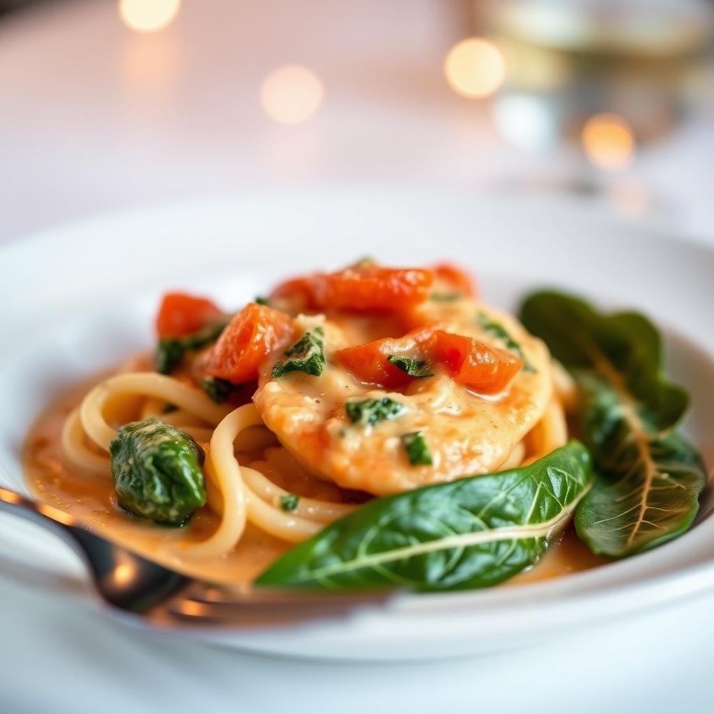 Creamy Tomato and Spinach Gnocchi Creamy Tomato and Spinach Gnocchi
