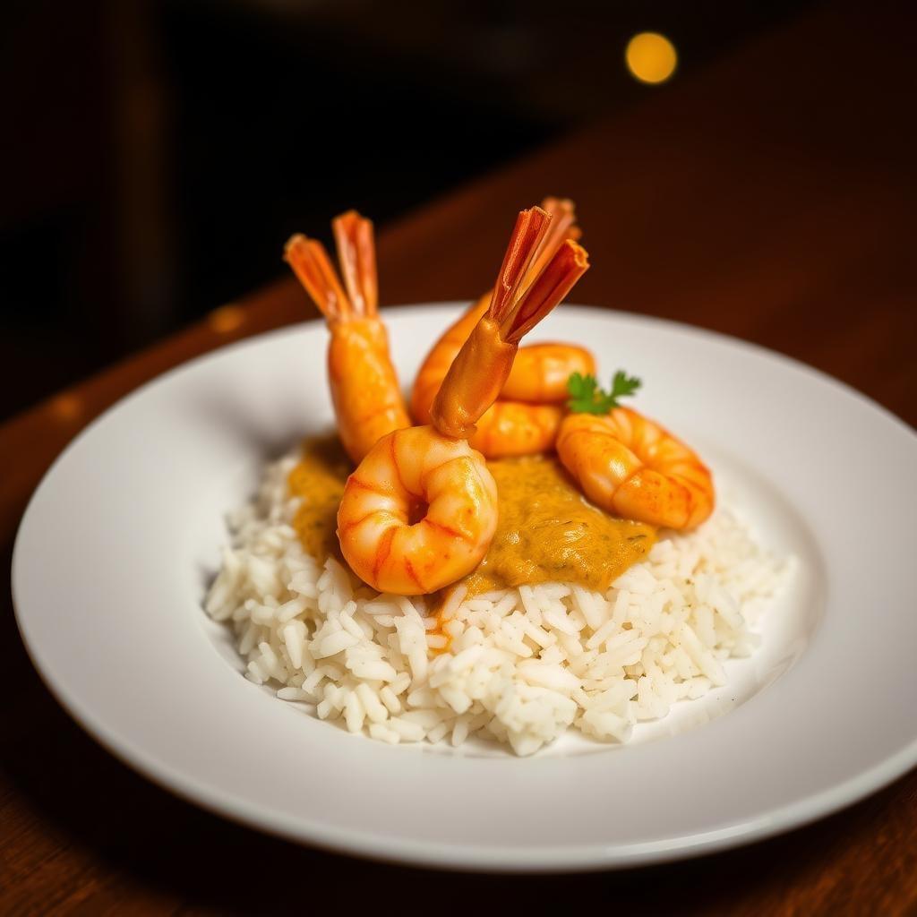 Coconut Curry Shrimp with Ginger Jasmine Rice Coconut Curry Shrimp with Ginger Jasmine Rice