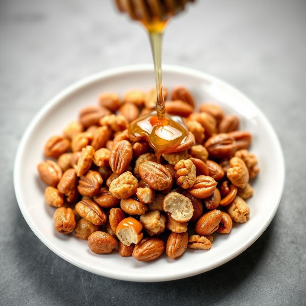 Honey Roasted Nut Mix with Protein Boost Honey Roasted Nut Mix with Protein Boost